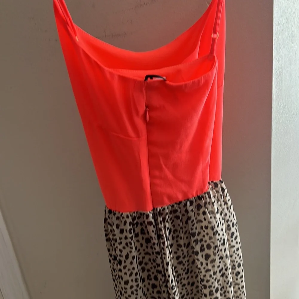 CHARMING CHARLIE LEOPARD MAXI DRESS - Picture 4 of 5